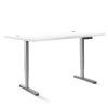 Electric Motorised Height Adjustable Standing Desk - Grey Frame with 160cm White Top