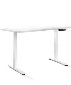Artiss Height Adjustable Standing Desk Sit Stand Motorised Electric Roskos III White