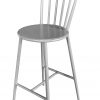 Aluminium Windsor Bar Chair Retro Grey Set of 2