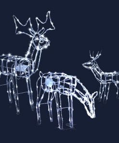 Jingle Jollys Christmas LED Motif Lights Rope Reindeer Waterproof Outdoor