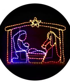 Jingle Jollys Motifs Lights - Nativity Scene