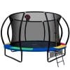 Everfit 12FT Trampoline With Basketball Hoop - Rainbow