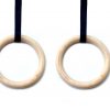 Wooden Gymnastic Rings Olympic Gym Strength Training